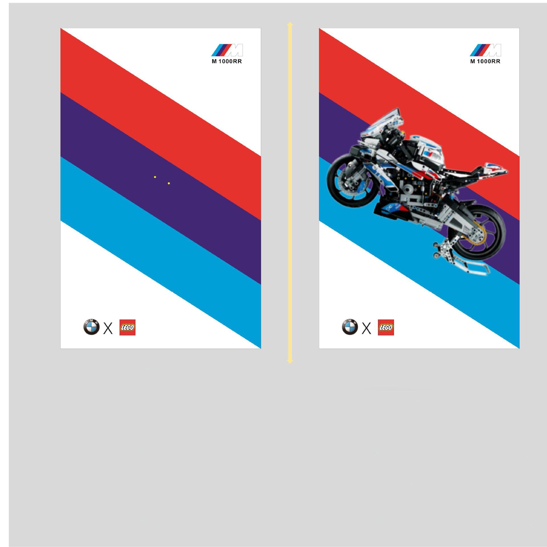 BMW Lego Supercar LED Wandkunst