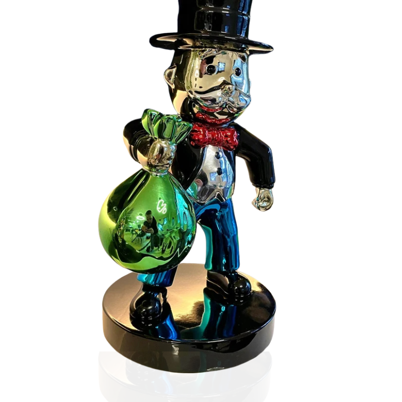 Die wohlhabende Hustler™ Individuelle 180 cm Bitcoin-Tasche