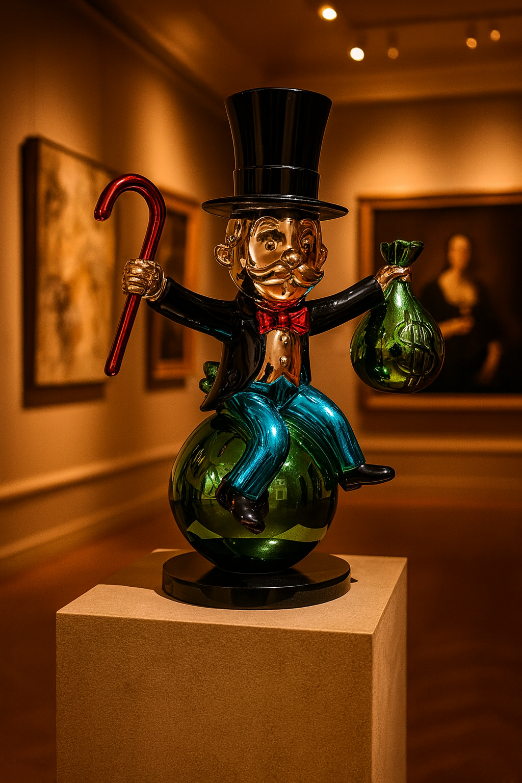 Monopoly Sitzt auf $ Bag™