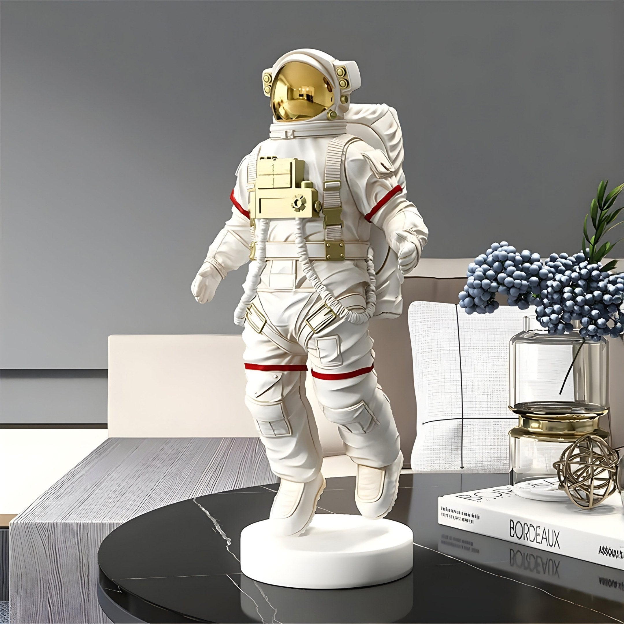 Kleine Cloud Weiße Weltraum Astronaut Voyager Figur - 30cm
